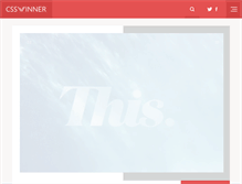 Tablet Screenshot of csswinner.com